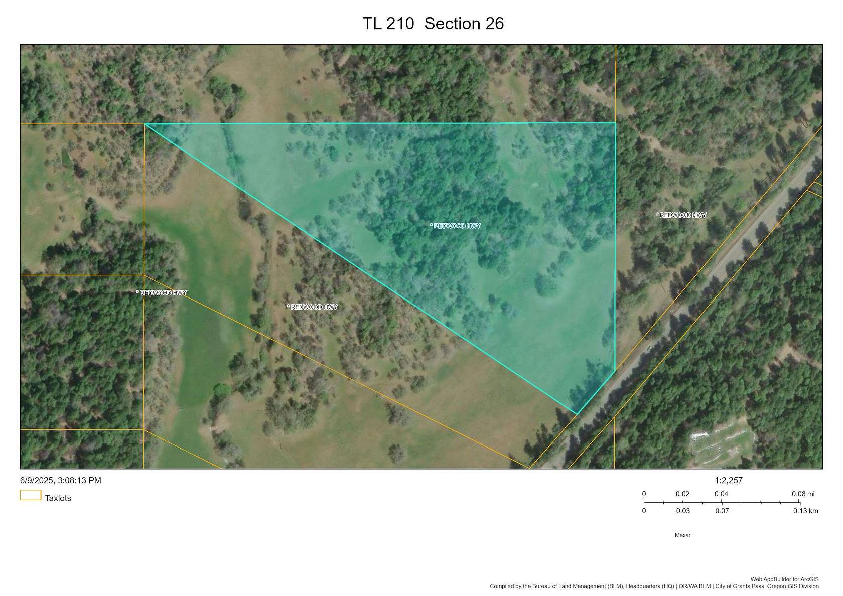 12.5 Acres of Land for Sale in Selma, Oregon