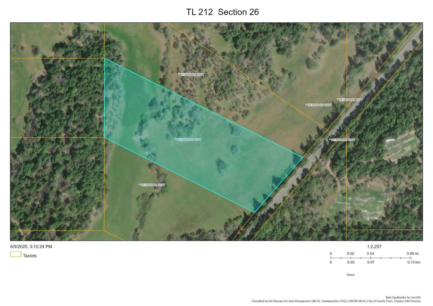 9 Acres of Residential Land for Sale in Selma, Oregon