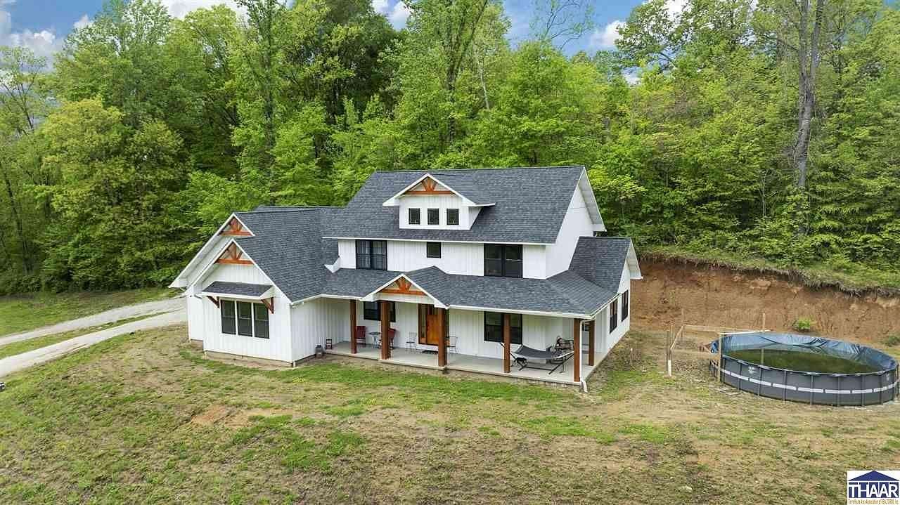 4.6 Acres of Residential Land with Home for Sale in Terre Haute, Indiana