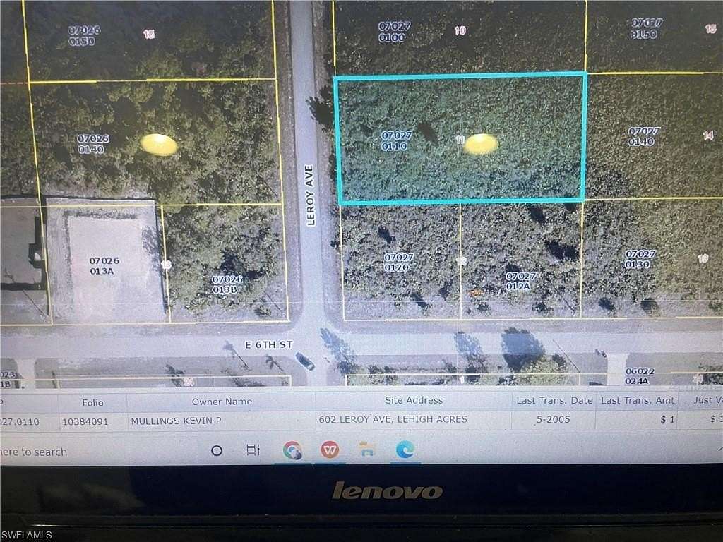 0.5 Acres of Residential Land for Sale in Lehigh Acres, Florida