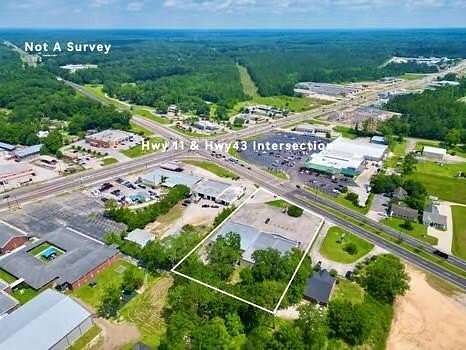 1.56 Acres of Improved Commercial Land for Sale in Picayune, Mississippi
