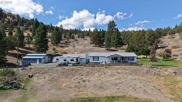10.2 Acres of Land with Home for Sale in Canyon City, Oregon
