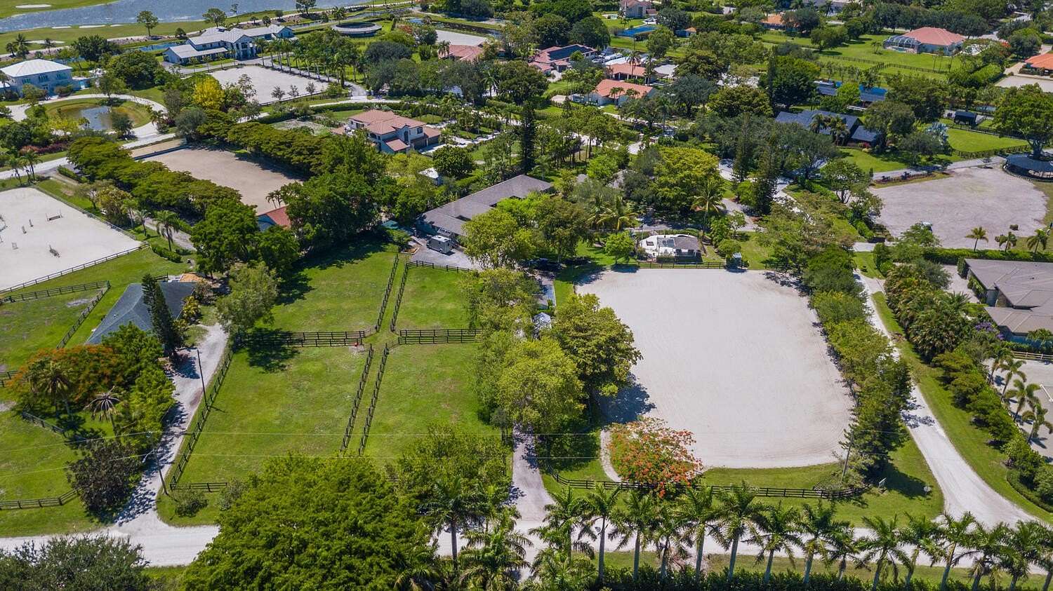 3.15 Acres of Land with Home for Lease in Wellington, Florida