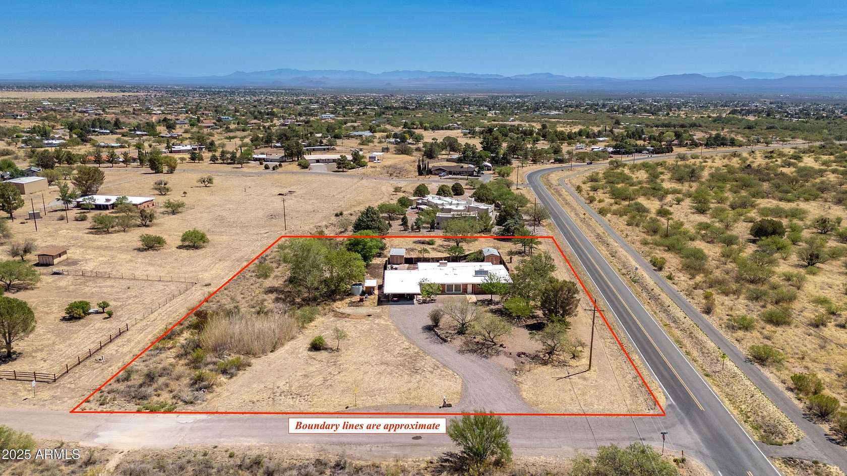 2 Acres of Residential Land with Home for Sale in Sierra Vista, Arizona