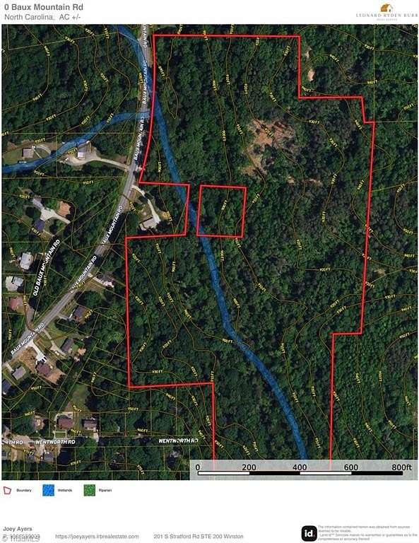 25.5 Acres of Recreational Land for Sale in Winston-Salem, North Carolina