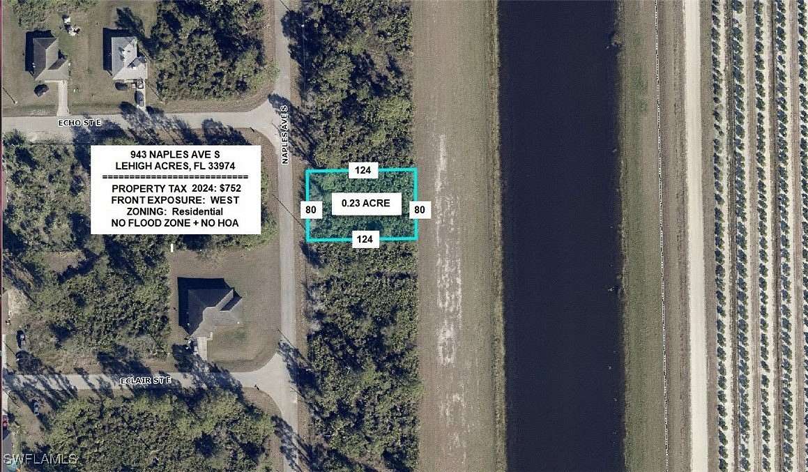 0.23 Acres of Residential Land for Sale in Lehigh Acres, Florida