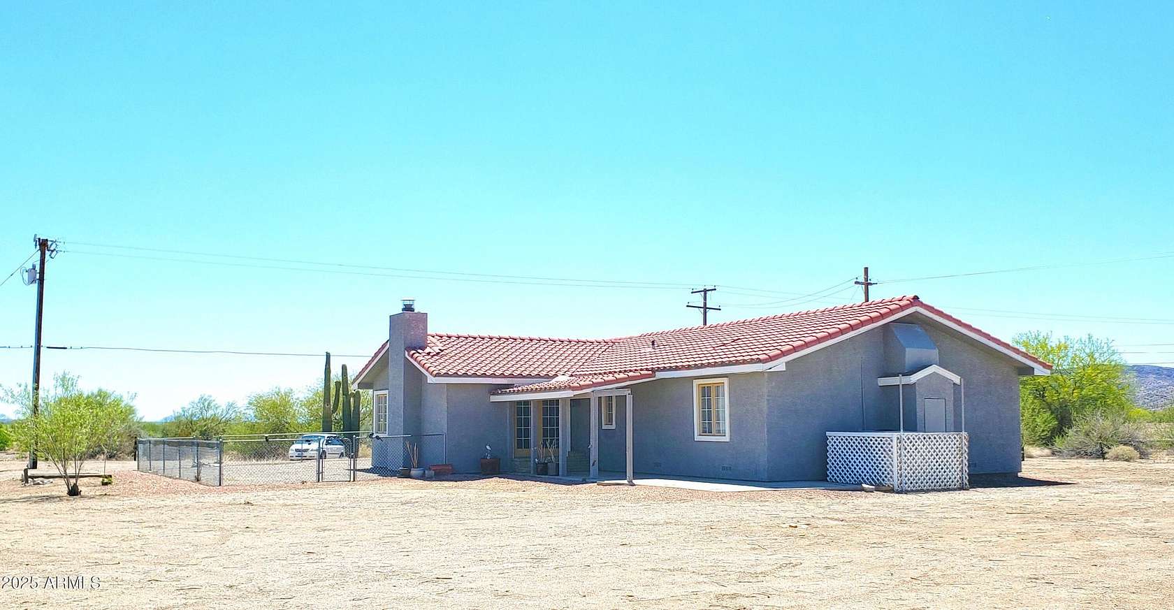 5 Acres of Land with Home for Lease in Salome, Arizona