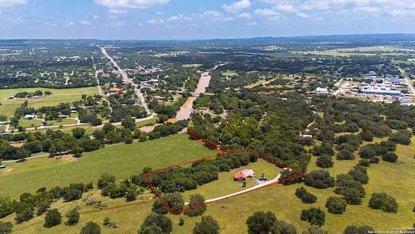3.58 Acres of Residential Land with Home for Sale in Blanco, Texas