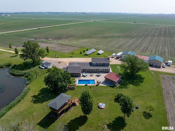 14 Acres of Land with Home for Sale in DeWitt, Iowa