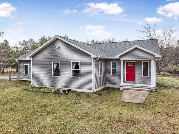 20 Acres of Agricultural Land with Home for Sale in Benzonia, Michigan