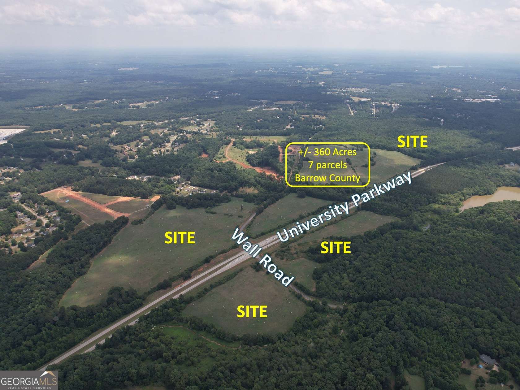 360 Acres of Mixed-Use Land for Sale in Statham, Georgia