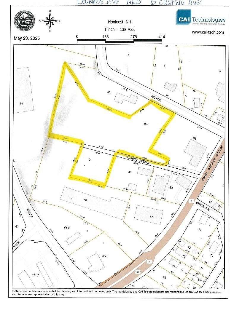 3.78 Acres of Commercial Land for Lease in Hooksett, New Hampshire