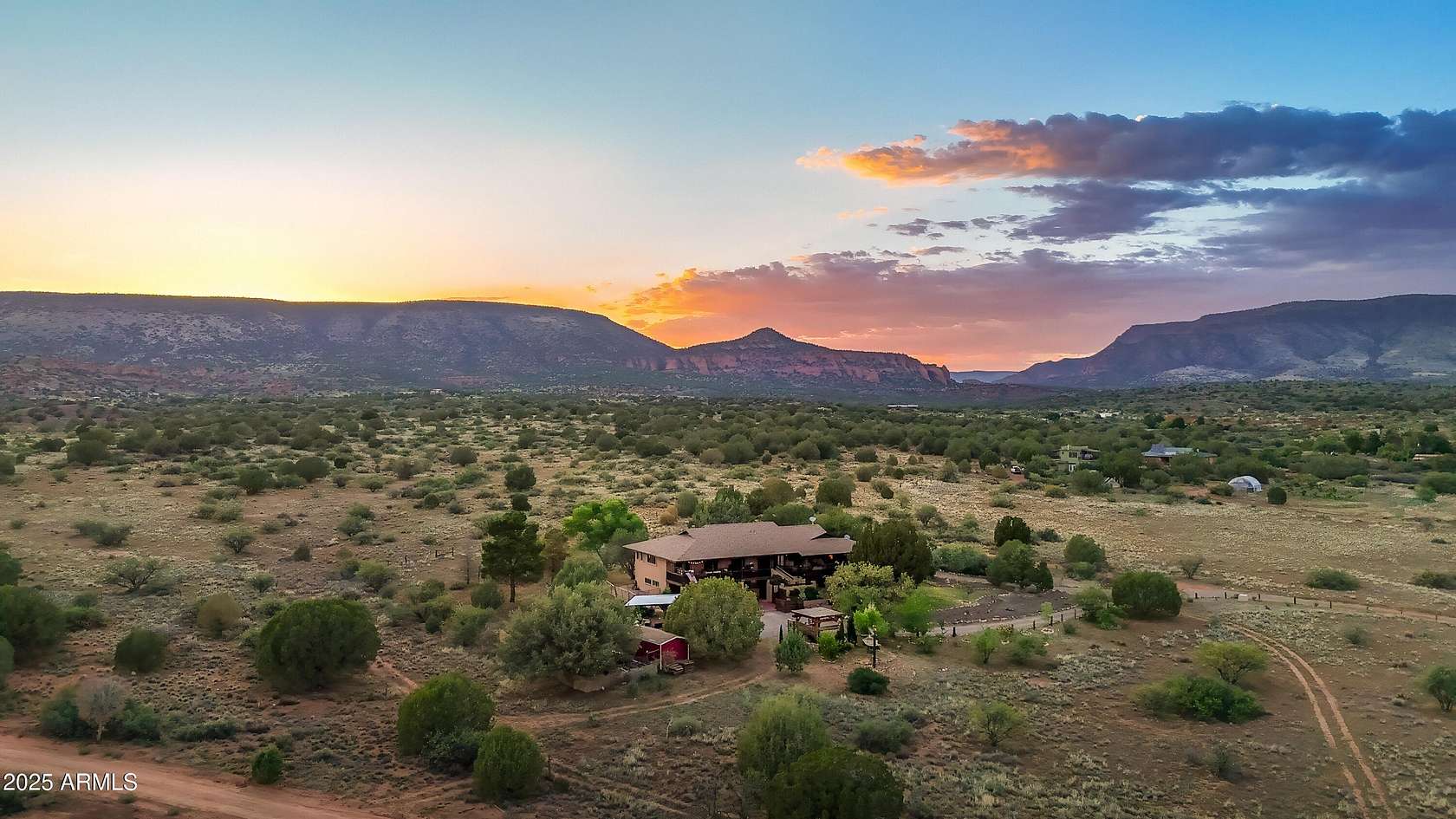 5 Acres of Land with Home for Sale in Sedona, Arizona