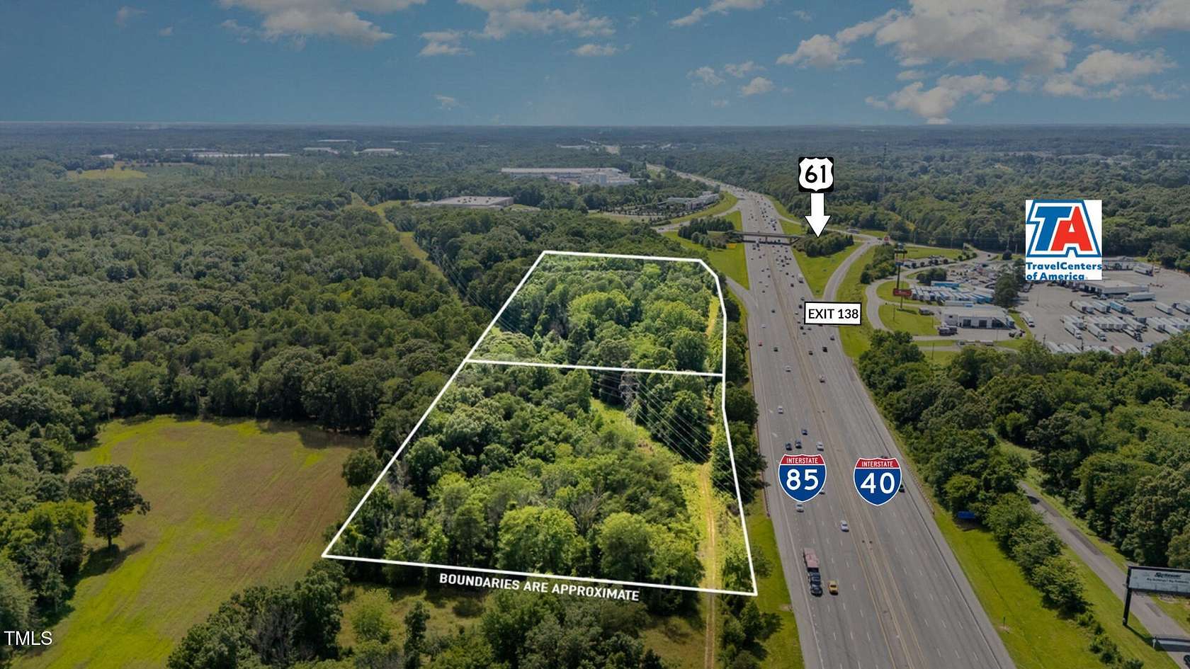 15.2 Acres of Commercial Land for Sale in Whitsett, North Carolina