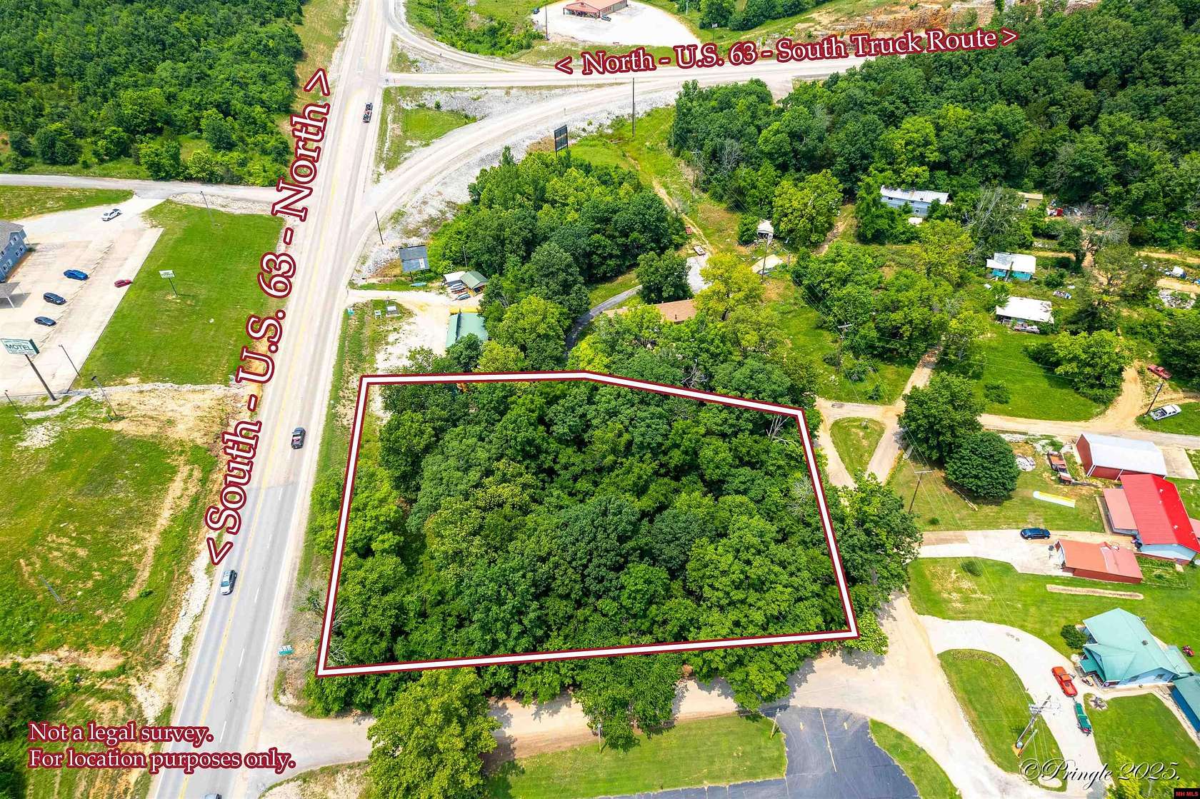 1.5 Acres of Commercial Land for Sale in Hardy, Arkansas