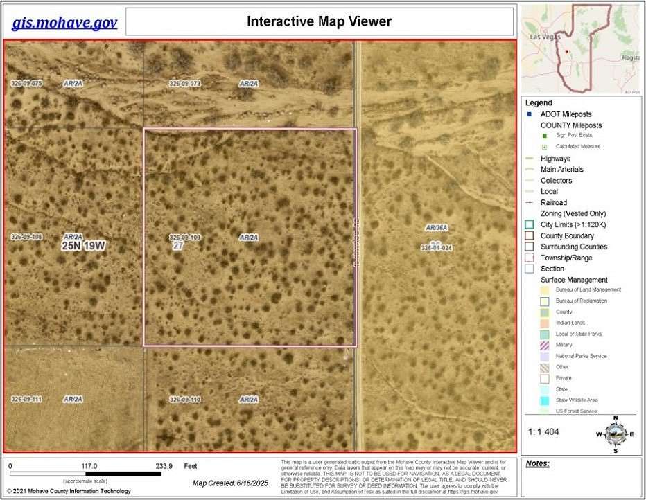 2.5 Acres of Land for Sale in Dolan Springs, Arizona