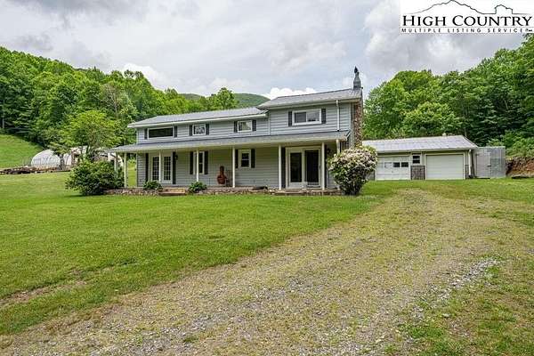 4.48 Acres of Land with Home for Sale in Todd, North Carolina