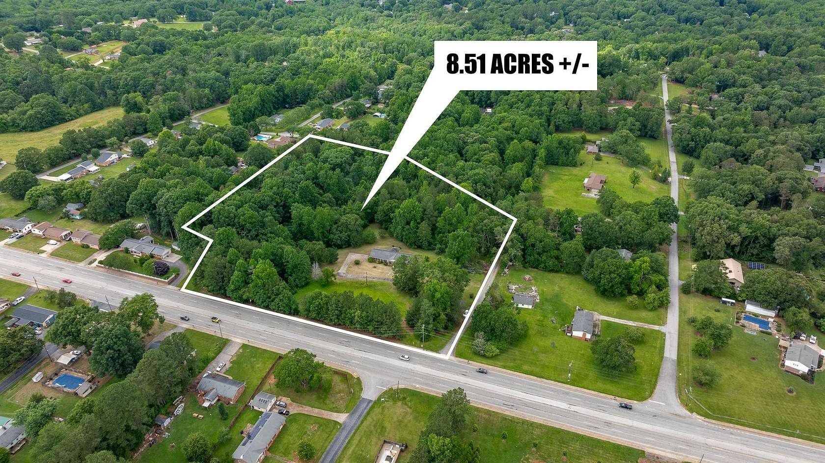 8.5 Acres of Commercial Land for Sale in Moore, South Carolina