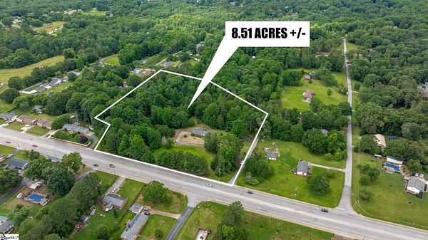 8.5 Acres of Commercial Land for Sale in Moore, South Carolina
