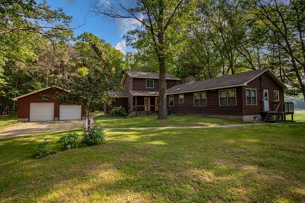 7.1 Acres of Residential Land with Home for Sale in Pentwater, Michigan