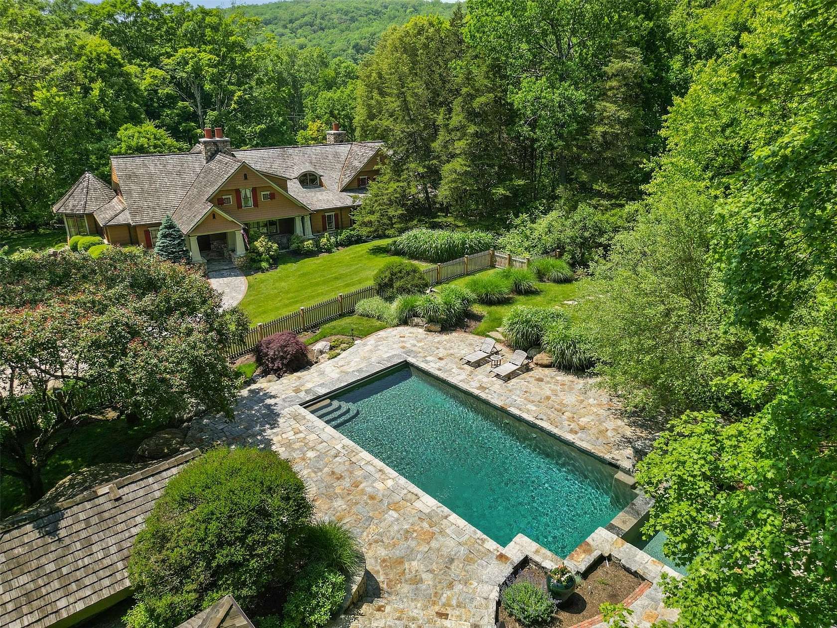 7.7 Acres of Residential Land with Home for Sale in Pound Ridge, New York