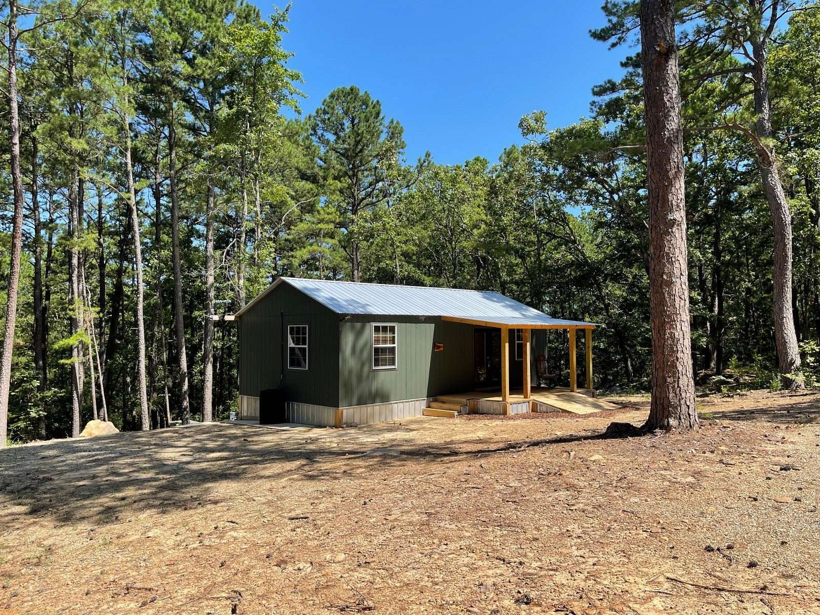 5 Acres of Residential Land with Home for Sale in Moyers, Oklahoma