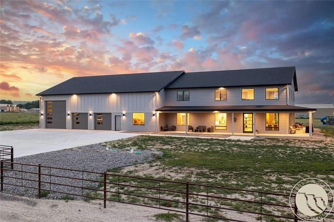 5 Acres of Residential Land with Home for Sale in Billings, Montana