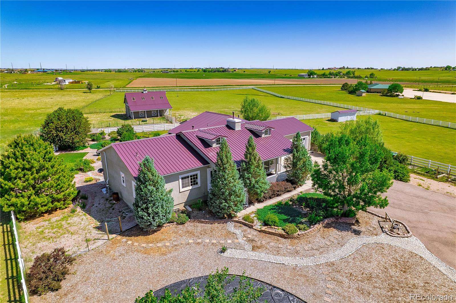 5.53 Acres of Land with Home for Sale in Peyton, Colorado