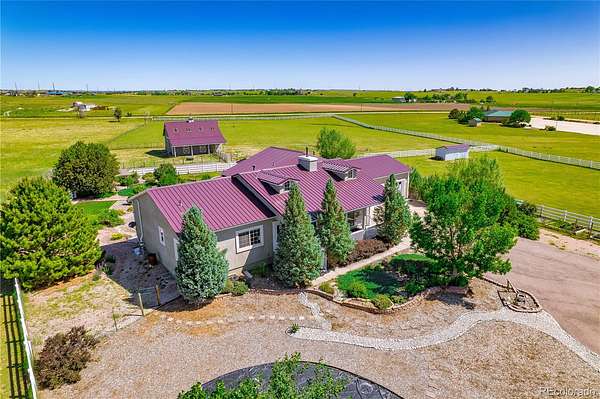 5.53 Acres of Land with Home for Sale in Peyton, Colorado