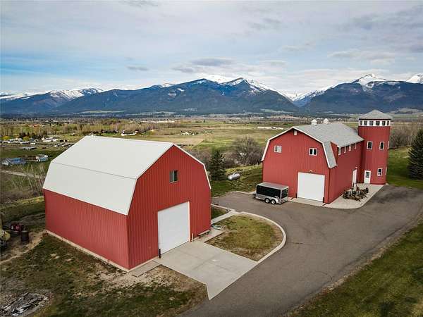 4.8 Acres of Residential Land with Home for Sale in Stevensville, Montana
