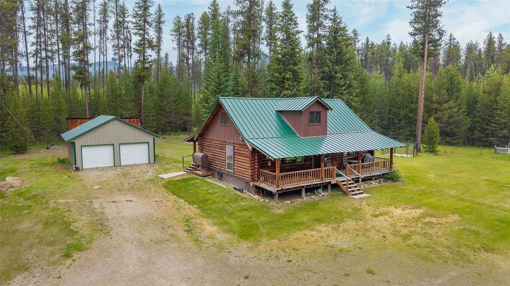 19.6 Acres of Recreational Land with Home for Sale in Haugan, Montana
