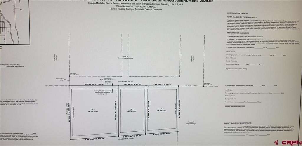0.5 Acres of Residential Land for Sale in Pagosa Springs, Colorado