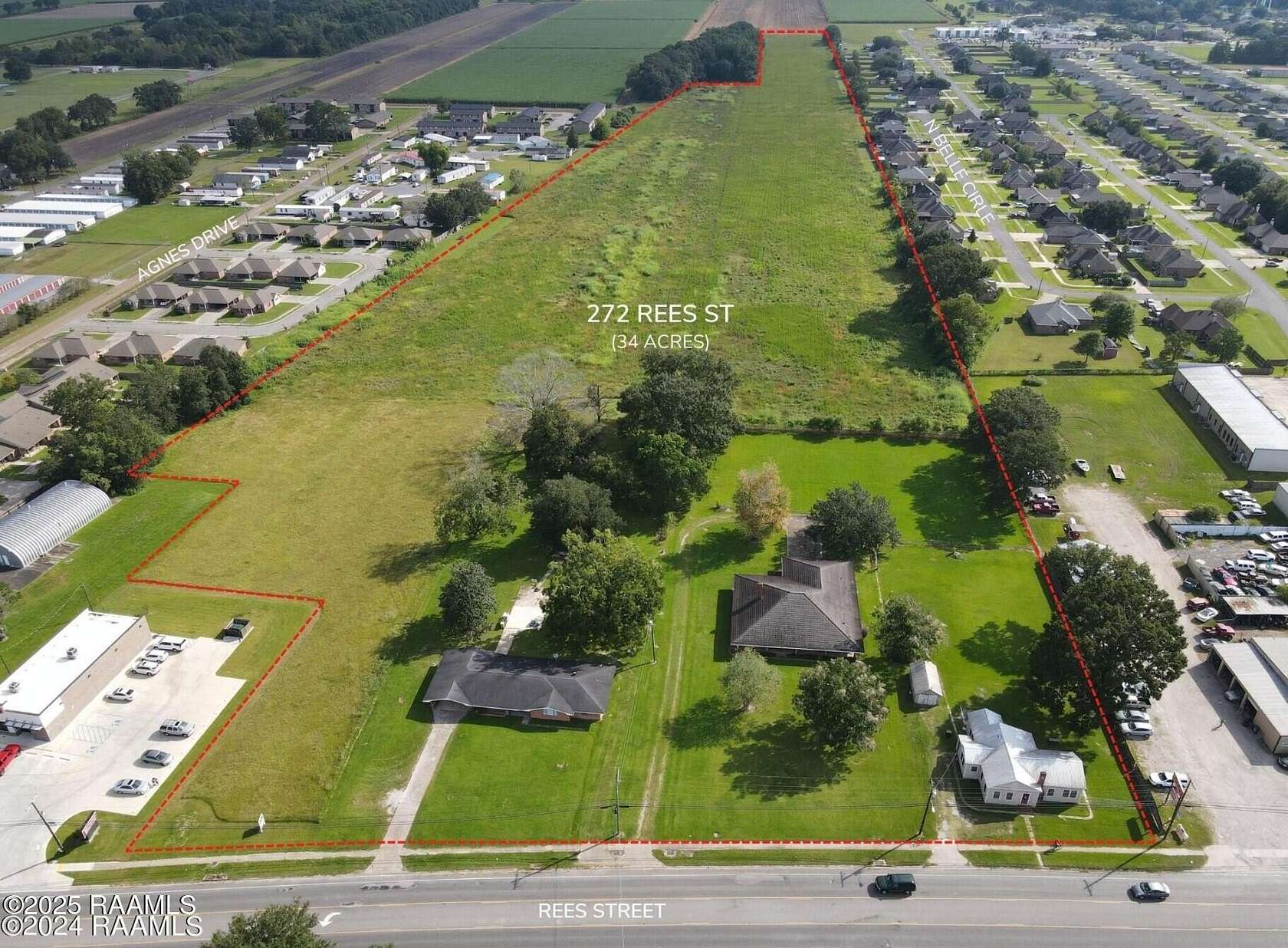 33.6 Acres of Mixed-Use Land for Sale in Breaux Bridge, Louisiana