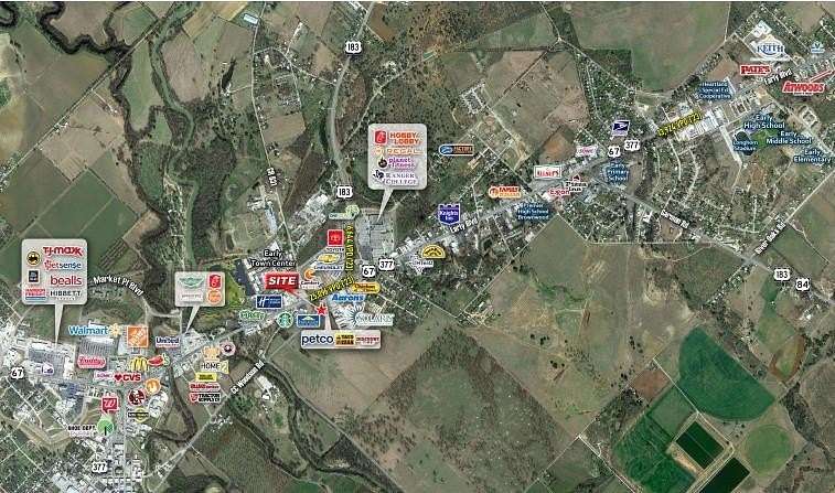 1.3 Acres of Commercial Land for Sale in Early, Texas
