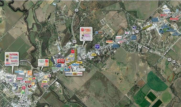 1.3 Acres of Mixed-Use Land for Sale in Early, Texas