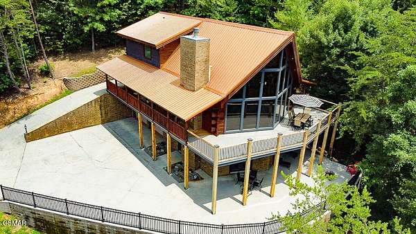 2.6 Acres of Residential Land with Home for Sale in Sevierville, Tennessee