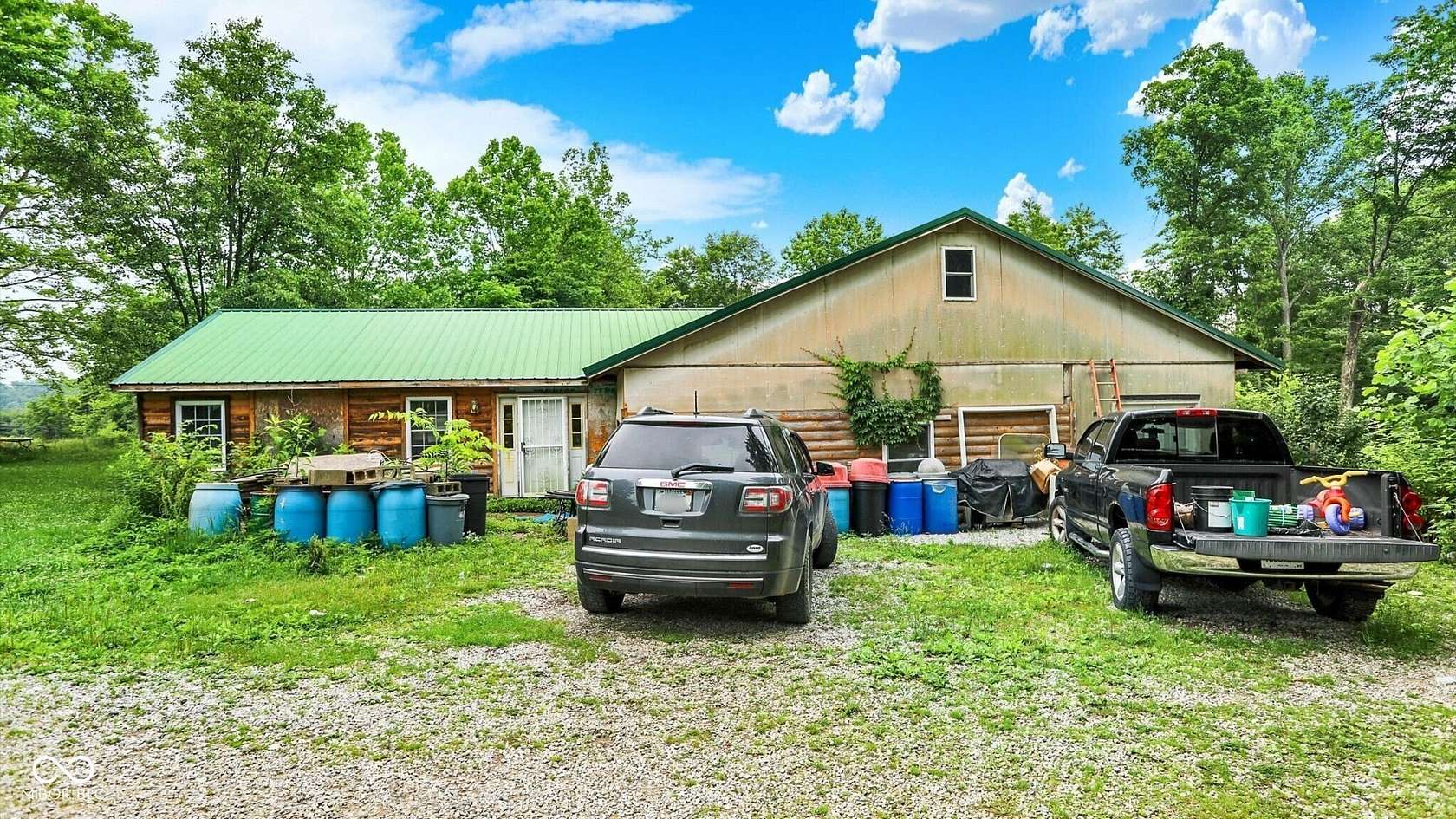 20.7 Acres of Land with Home for Sale in Spencer, Indiana