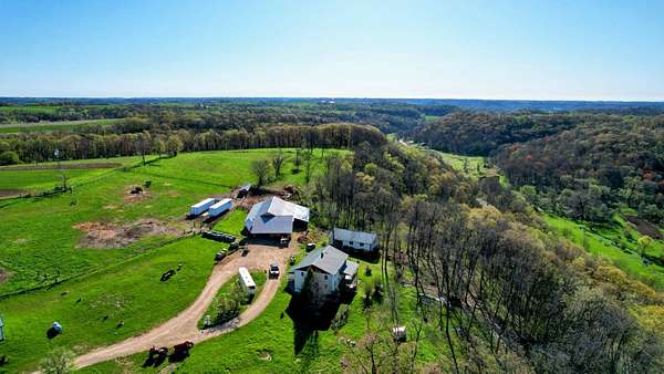 60 Acres of Land with Home for Sale in Norwalk, Wisconsin