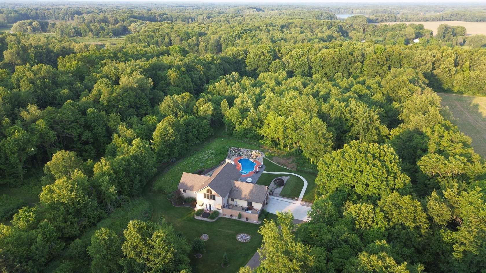 9.88 Acres of Residential Land with Home for Sale in East Leroy, Michigan