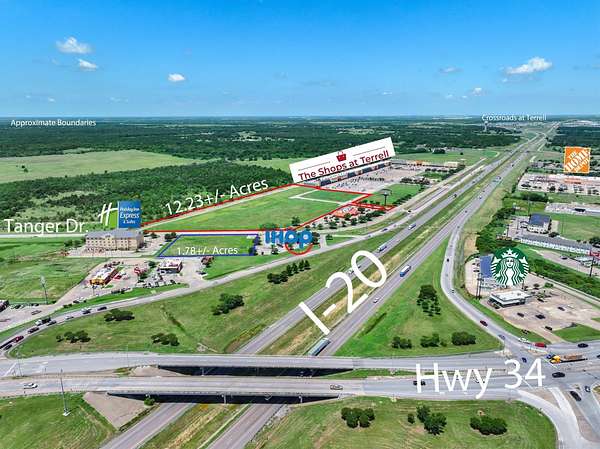 12.2 Acres of Commercial Land for Sale in Terrell, Texas