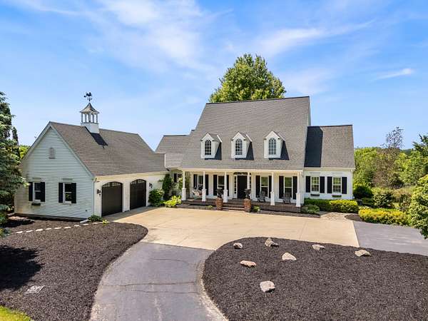 5 Acres of Residential Land with Home for Sale in Jackson, Wisconsin