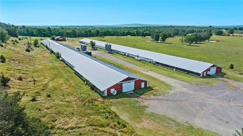 48.3 Acres of Land with Home for Sale in Wister, Oklahoma