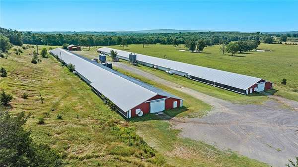 48.3 Acres of Land with Home for Sale in Wister, Oklahoma