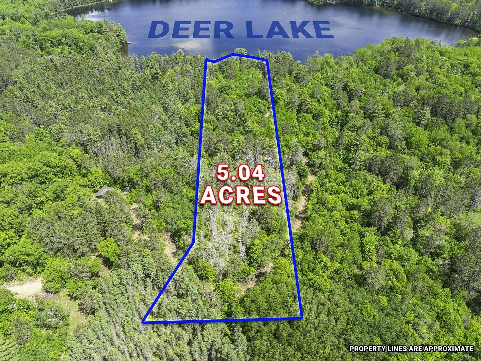 5 Acres of Land for Sale in Conover, Wisconsin
