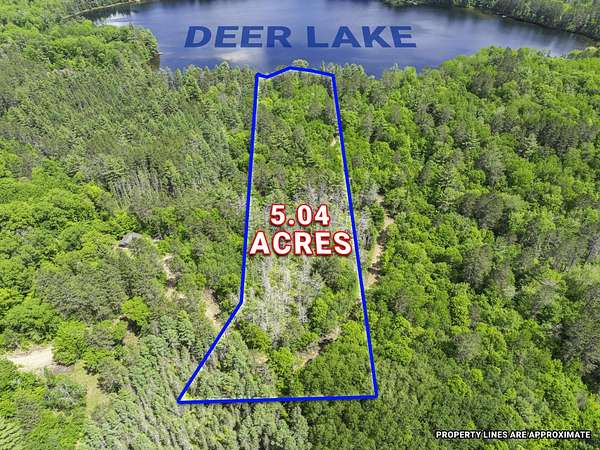5 Acres of Land for Sale in Conover, Wisconsin