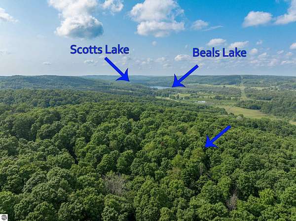 74.5 Acres of Recreational Land for Sale in East Jordan, Michigan