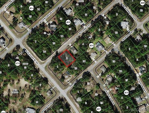 0.29 Acres of Residential Land for Sale in Citrus Springs, Florida