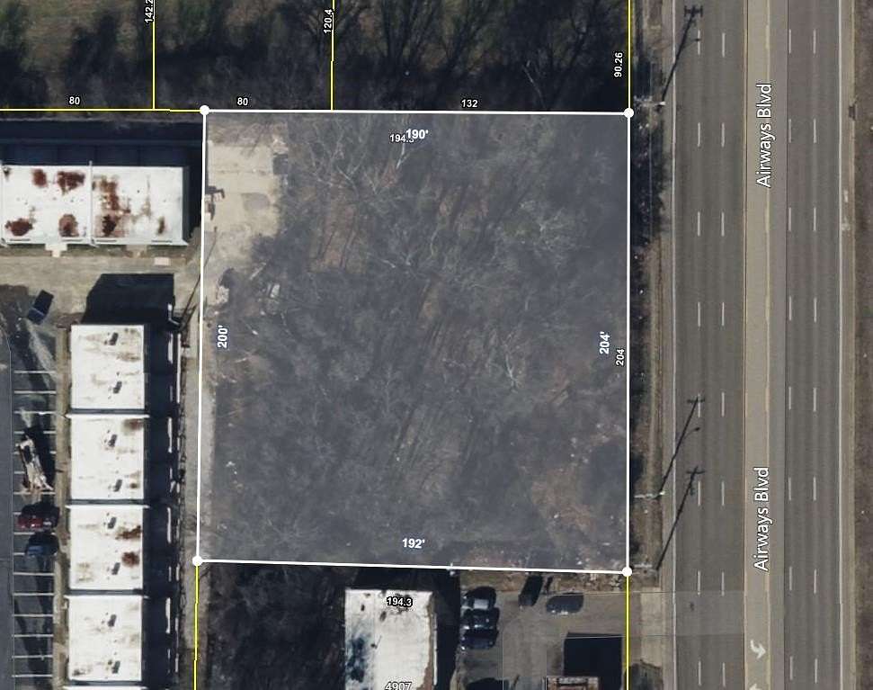 0.89 Acres of Commercial Land for Sale in Memphis, Tennessee