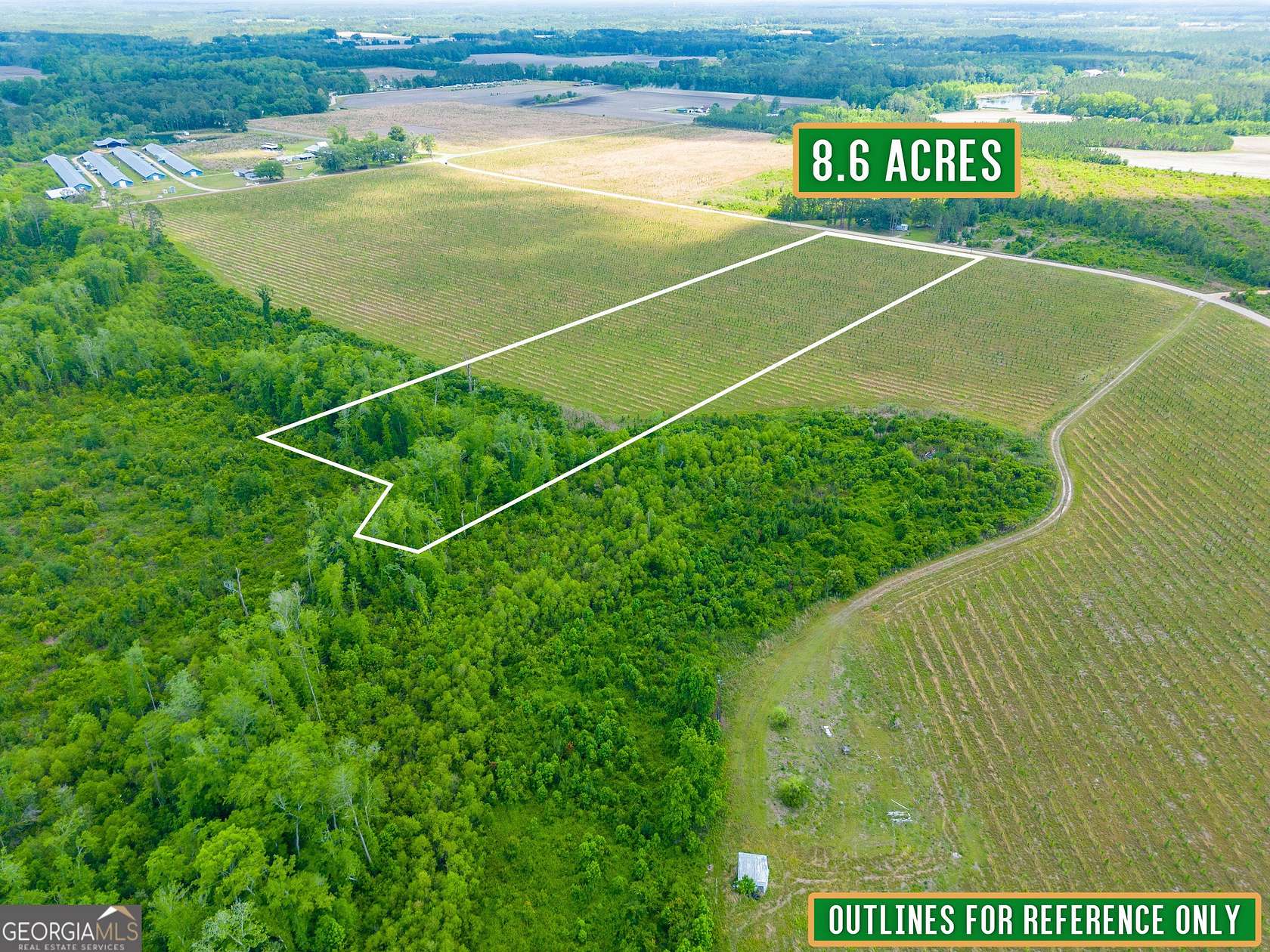 8.5 Acres of Land for Sale in Baxley, Georgia