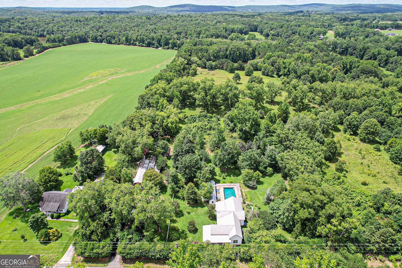 39.7 Acres of Land with Home for Sale in Meansville, Georgia